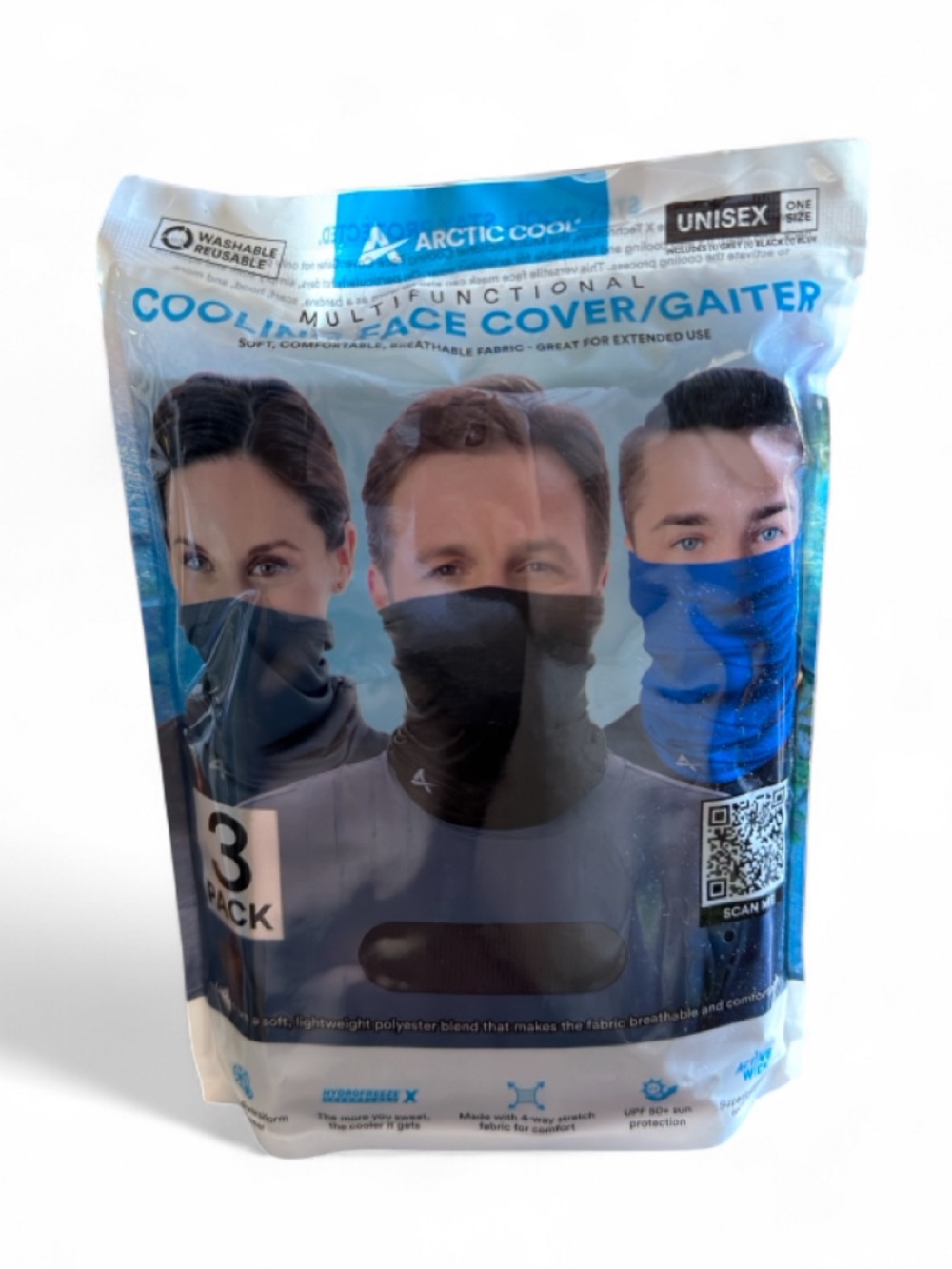 Arctic Cool (3-Pack) Cooling Face Cover/ Gaiter (NWT)